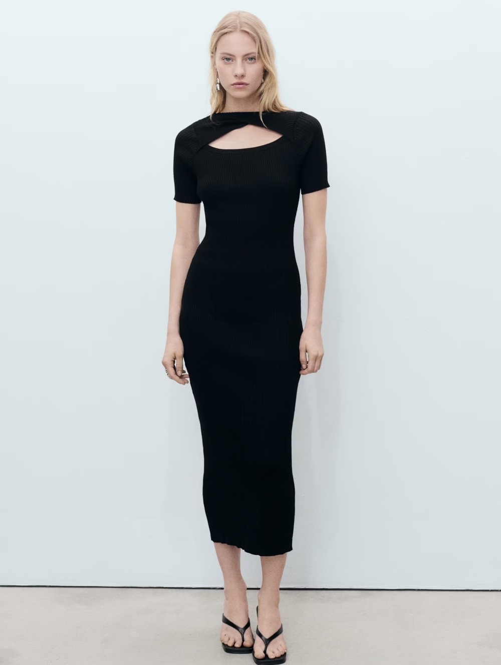 MANGO Ribbed Dress - Picture 7 of 7